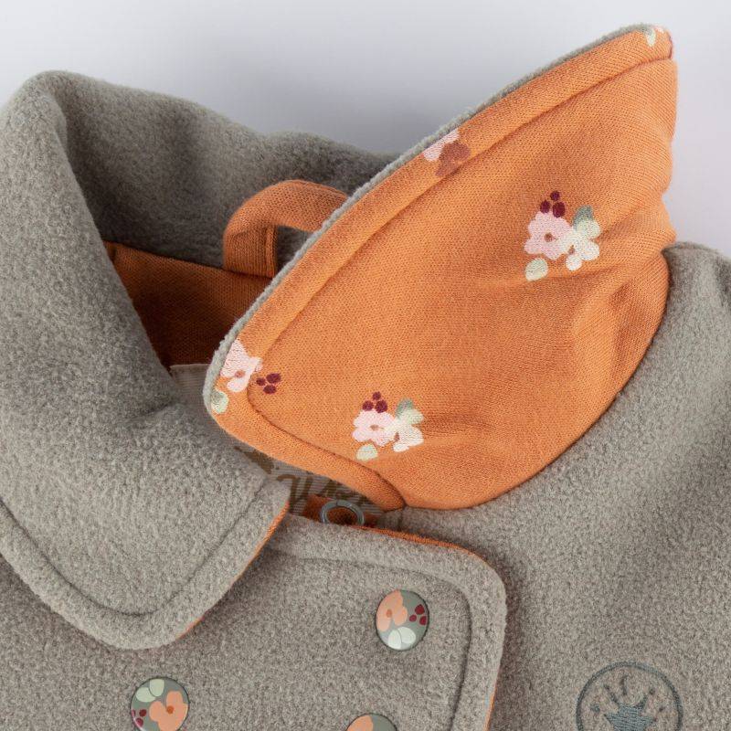 Sigikid Baby Fleecejacke mit Kragen, grün Outlet