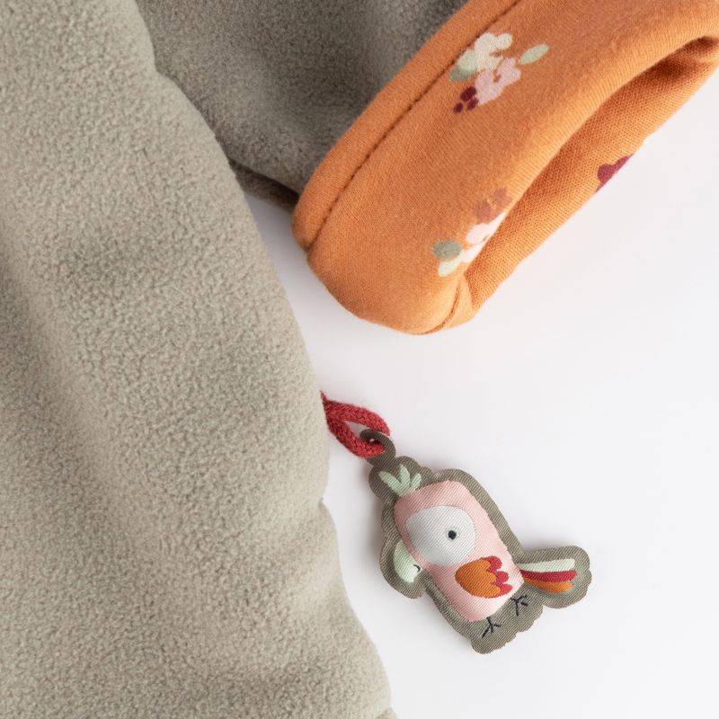 Sigikid Baby Fleecejacke mit Kragen, grün Outlet