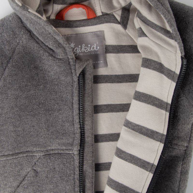 Sigikid Baby Fleecejacke Eisbär, grau Schlussverkauf