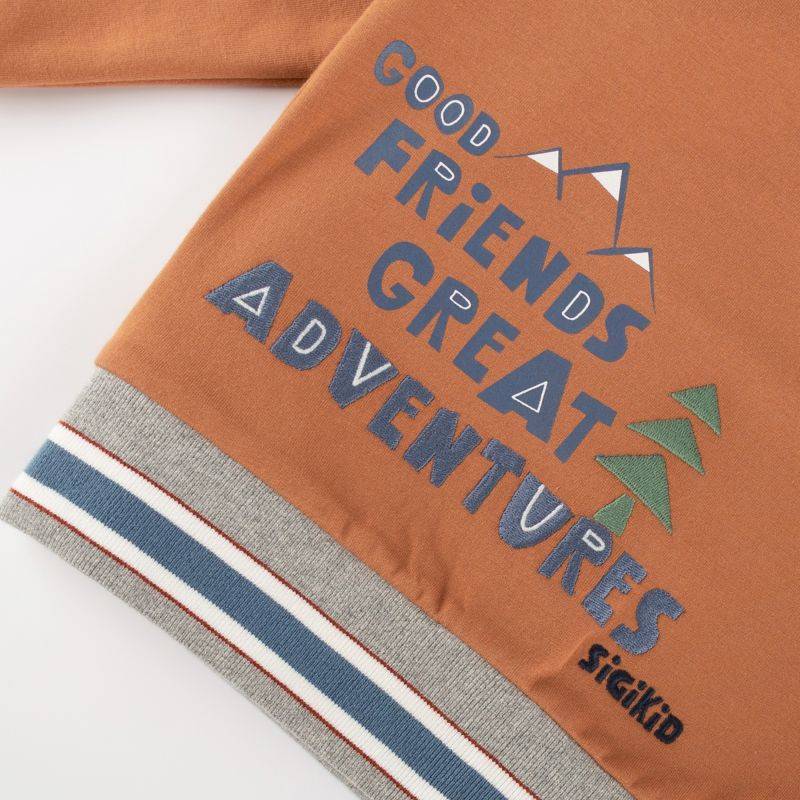 Sigikid Kinder Kapuzen Sweatshirt, braun Fabrik Onlineshop