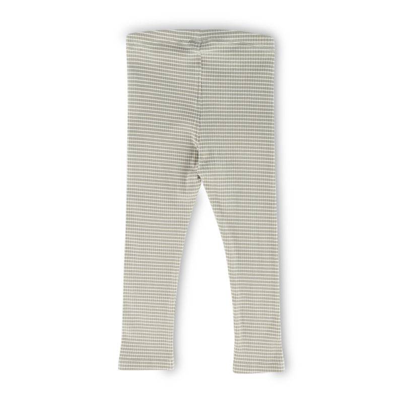 Sigikid Kinder Leggings, grün-weiß geringelt Fabrikpreis