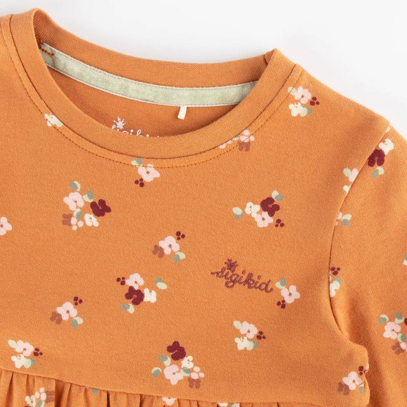 Sigikid Kinder Langarm Stufenkleid mit Blümchen Print Günstig kaufen