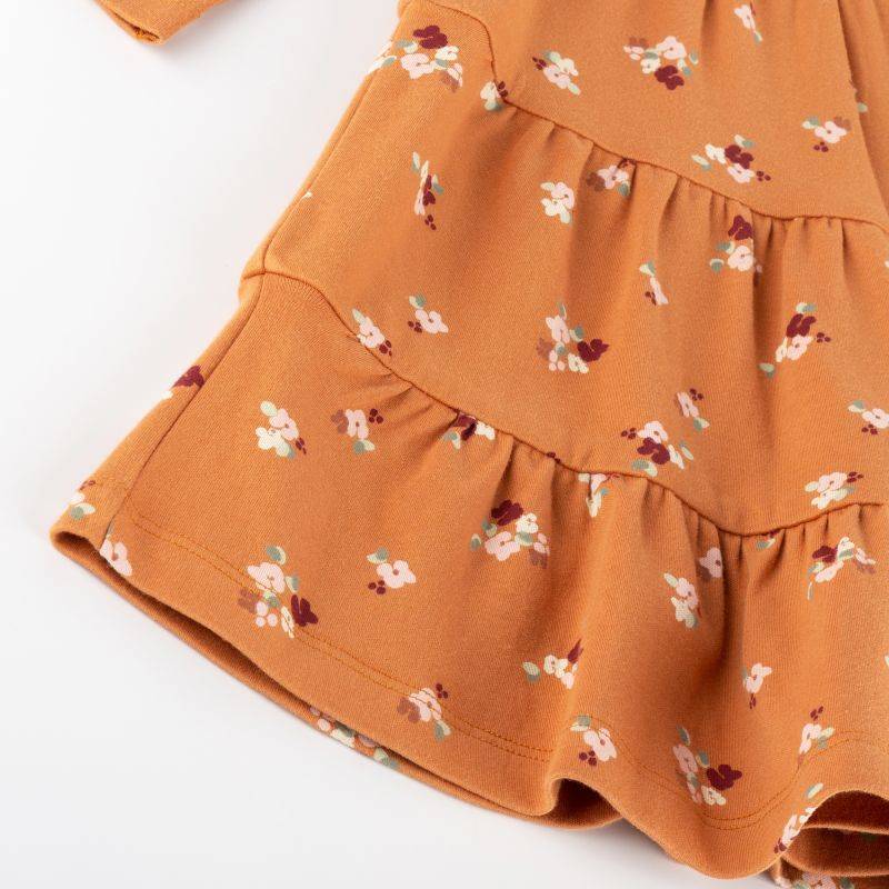 Sigikid Kinder Langarm Stufenkleid mit Blümchen Print Günstig kaufen