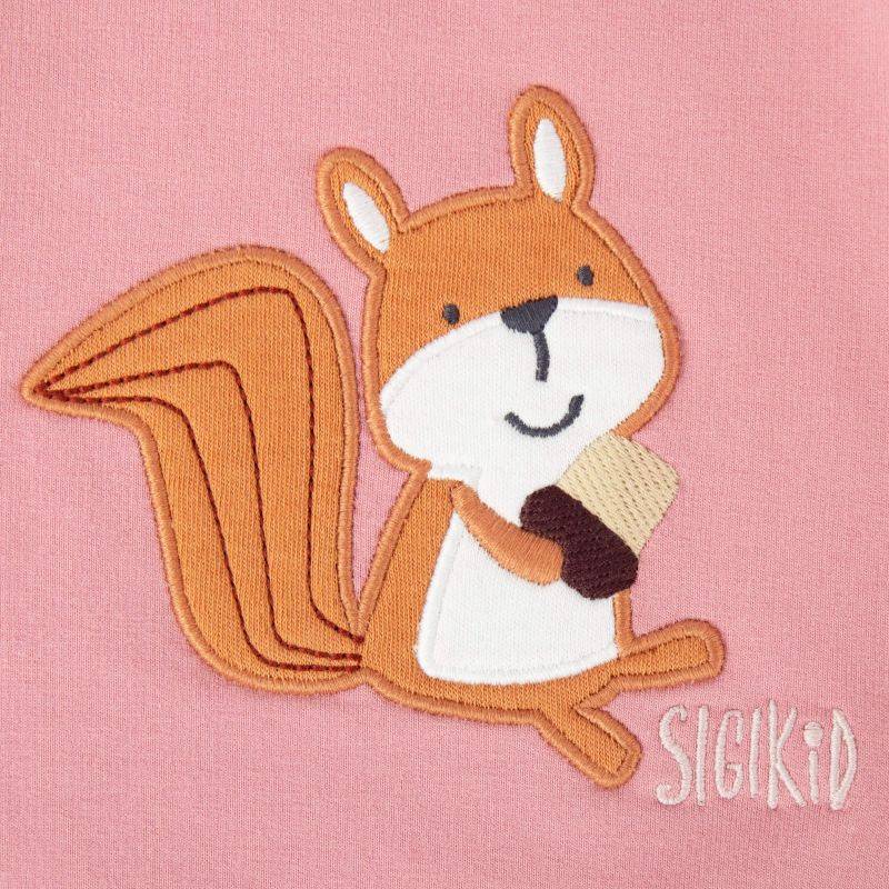 Sigikid Baby Sweatshirt rosa mit Eichhörnchen Motiv Online Shopping