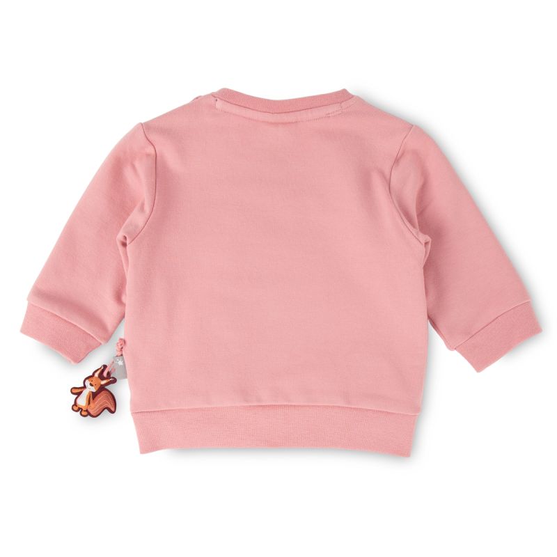 Sigikid Baby Sweatshirt rosa mit Eichhörnchen Motiv Online Shopping