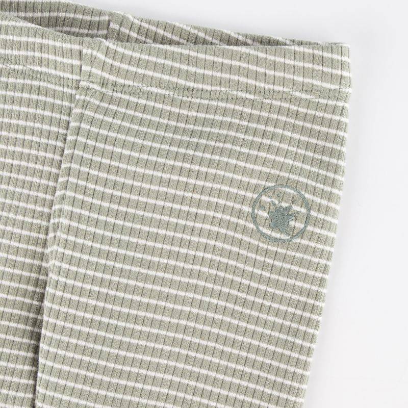 Sigikid Baby Leggings, weiß geringelt Saisonschlussverkauf