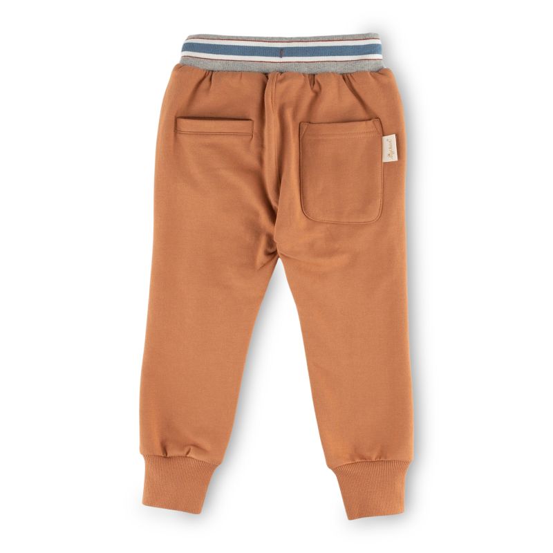 Sigikid Kinder Sweathose mit Beinbündchen, braun Osterangebot