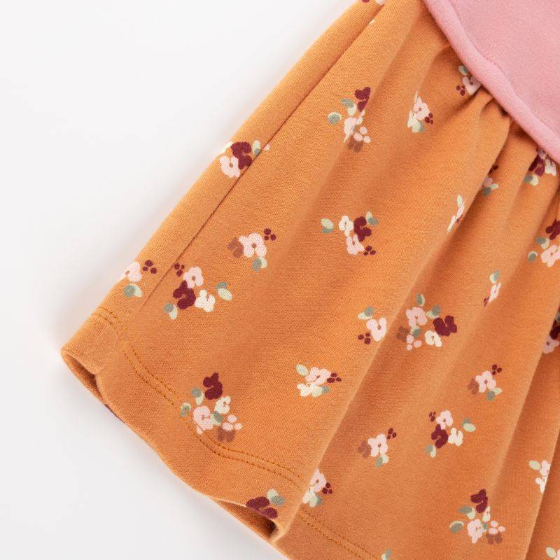Sigikid Kinder Kleid mit Blümchen Print, Oberteil rosa Vatertagsangebot