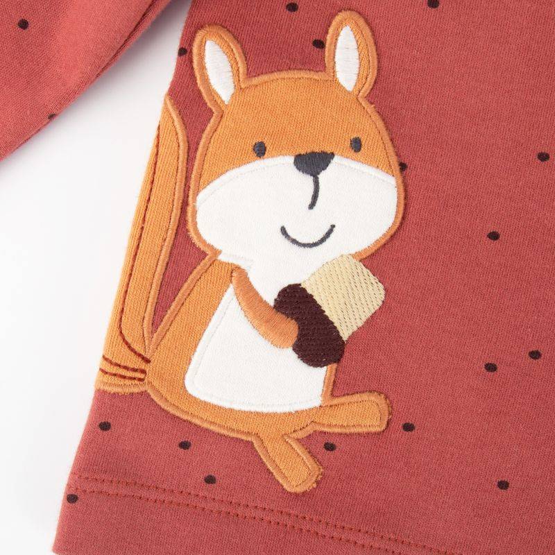 Sigikid Baby Pünktchen Langarmshirt Eichhörnchen Valentinstagsangebot