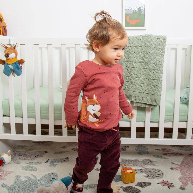 Sigikid Baby Pünktchen Langarmshirt Eichhörnchen Valentinstagsangebot