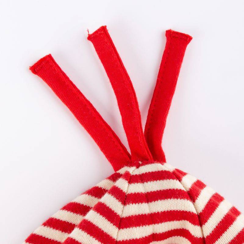 Sigikid Baby Mütze, rot-weiß geringelt Lagerräumung