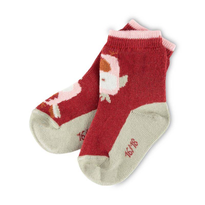 Sigikid 3er-Pack Kinder Socken, rosa und dunkelrot Top Angebot