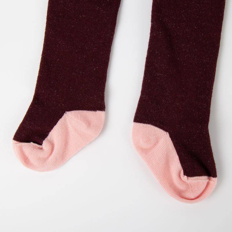 Sigikid Baby Strumpfhosen 2er-Set, rosa/dunkelrot Begrenzte Freigabe