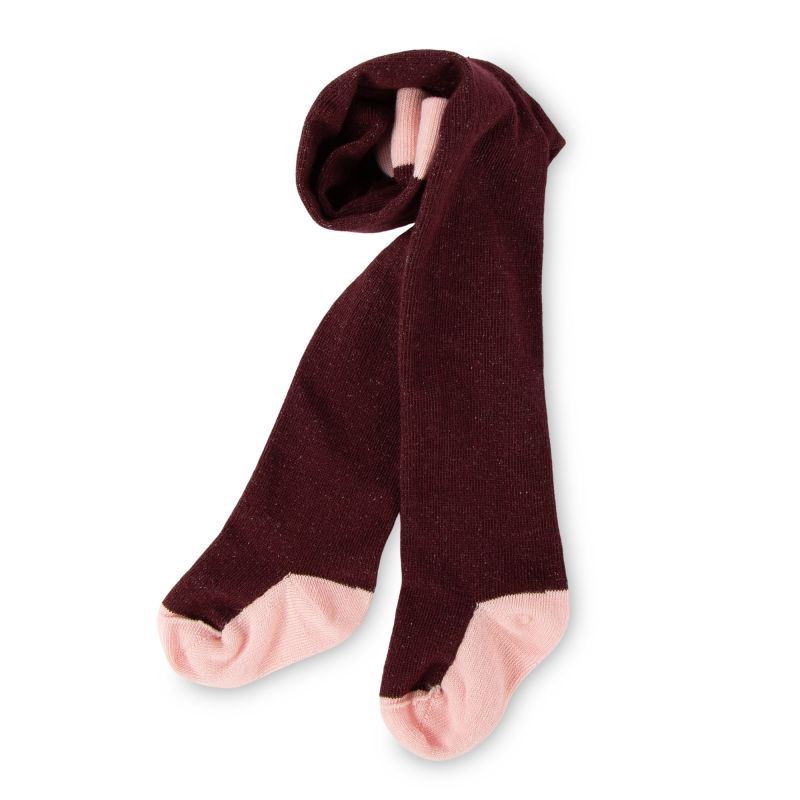 Sigikid Baby Strumpfhosen 2er-Set, rosa/dunkelrot Begrenzte Freigabe