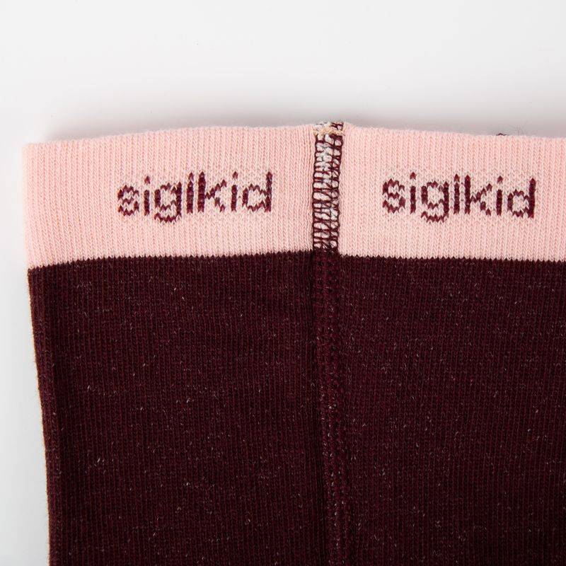 Sigikid Baby Strumpfhosen 2er-Set, rosa/dunkelrot Begrenzte Freigabe