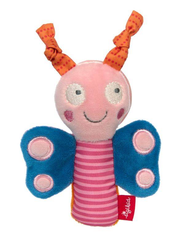 Sigikid Baby Greifling Schmetterling mit Spiegel, Red Stars Meist gekauft