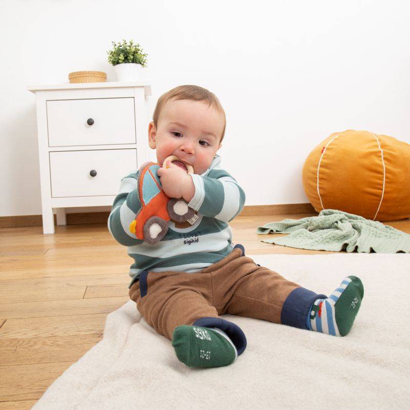 Sigikid Baby Knistergreifling Auto, Green Collection Fabrik Onlineshop