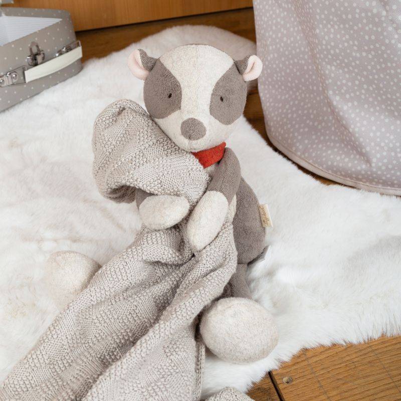 Sigikid Kuscheltier Dachs, Babyplüsch Vanilla Kauf eins, bekomm eins gratis