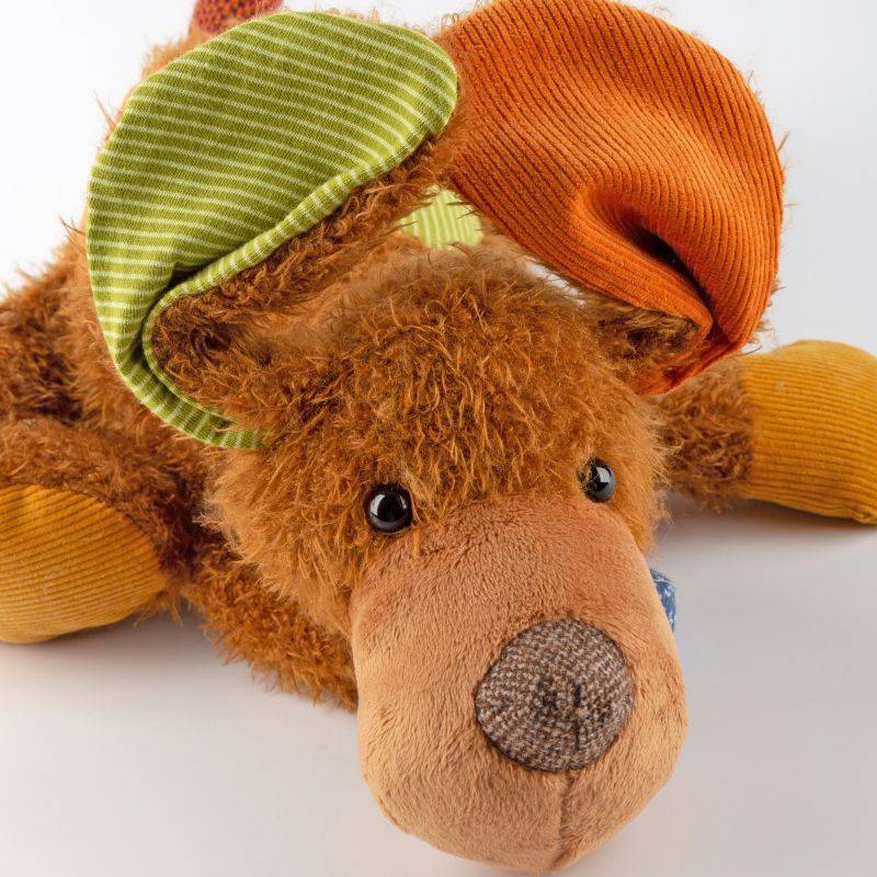 Sigikid Kuscheltier Hund liegend, Patchwork Sweety Wochenangebot