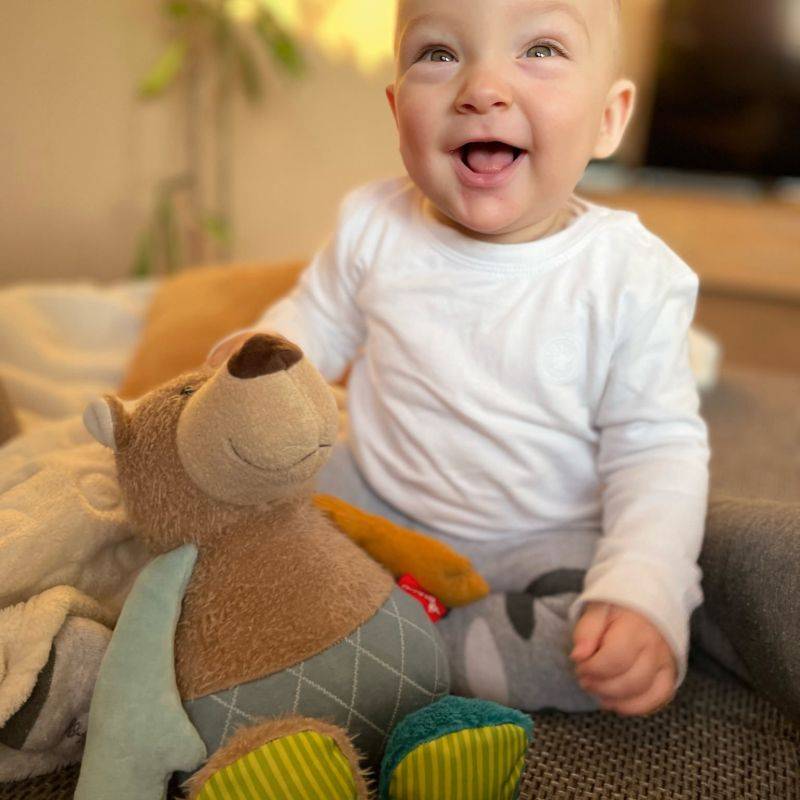 Sigikid Kuscheltier Bär, Patchwork Sweety Clearance-Verkauf