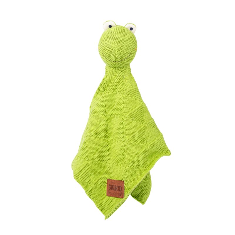 Sigikid Baby Strick-Schnuffeltuch Frosch Begrenztes Angebot
