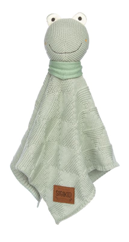 Sigikid Baby Strick-Schnuffeltuch Frosch, mint Heißer Verkauf