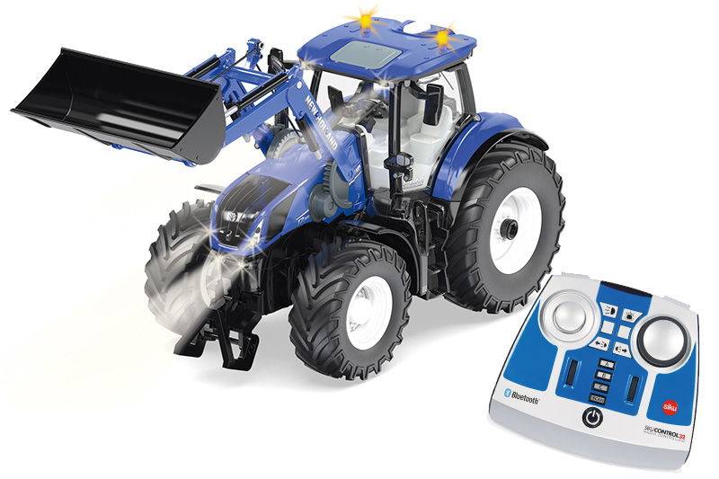 Siku New Holland T7.315 mit Frontlader, App-Steuerung und Bluetooth Fernsteuermodul 10679800000 Tiefpreis