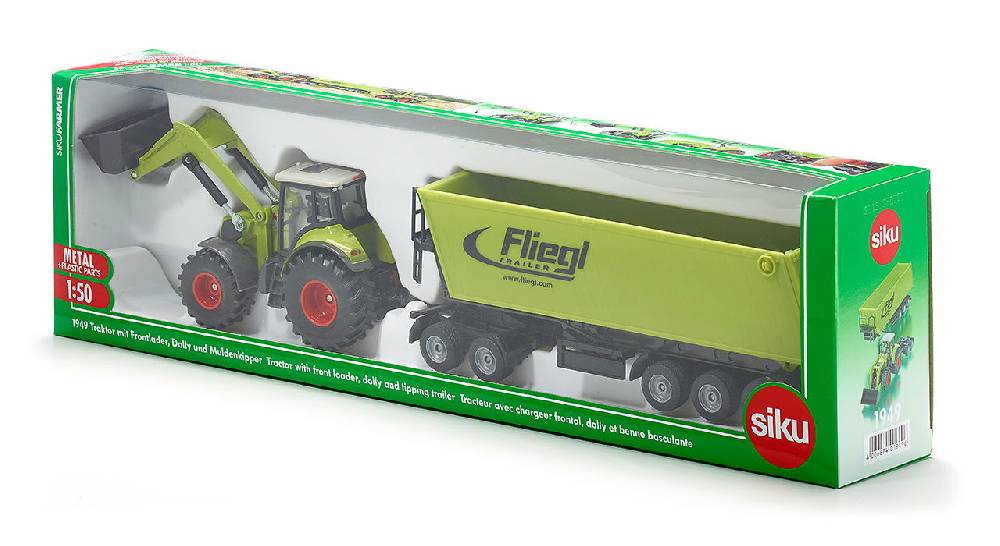 Siku Traktor mit Frontlader, Dolly und Muldenkipper 10194900002 Sonderangebot der Fabrik