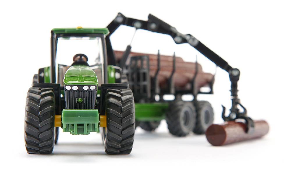 Siku Traktor mit Forstanhänger 10195400003 Verkauf