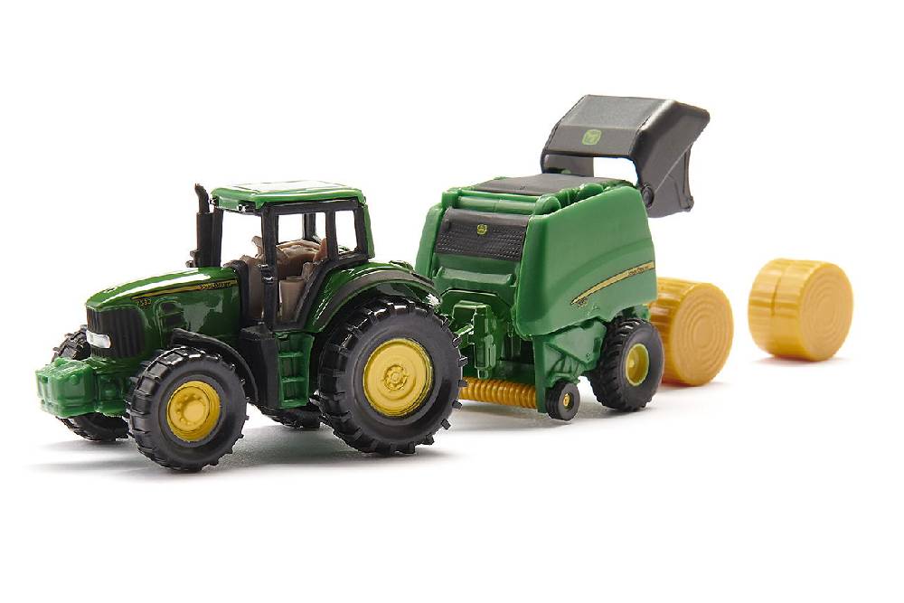 Siku John Deere Traktor mit Ballenpresse 10166500001 Meist gekauft