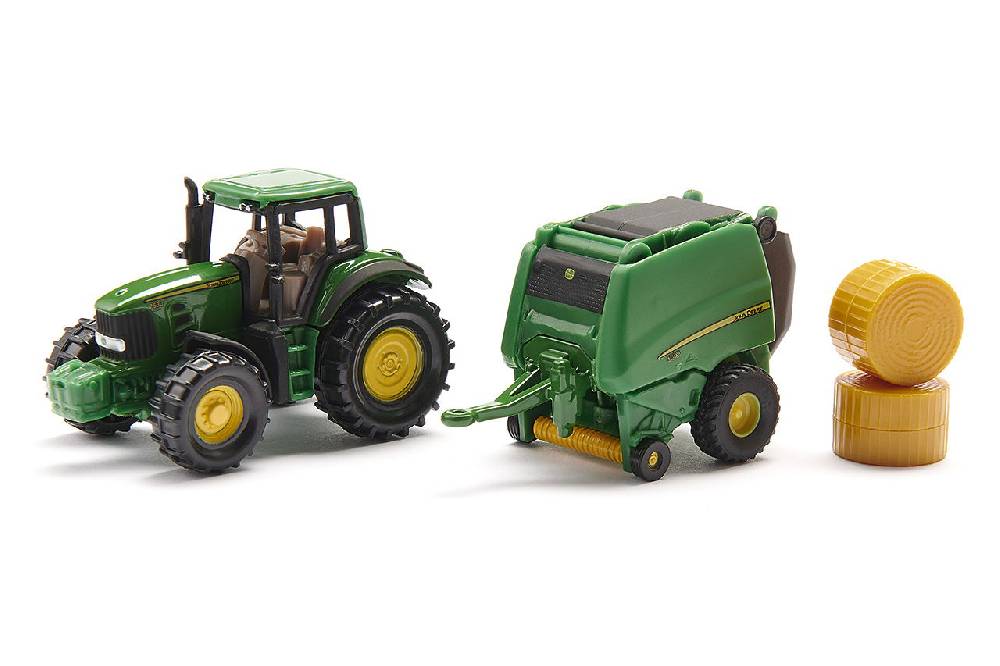 Siku John Deere Traktor mit Ballenpresse 10166500001 Meist gekauft