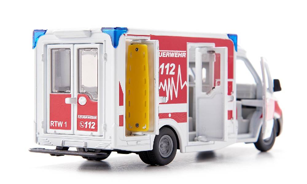 Siku Mercedes-Benz Sprinter MiesenTyp C Rettungswagen 10211500001 Versandkostenfrei
