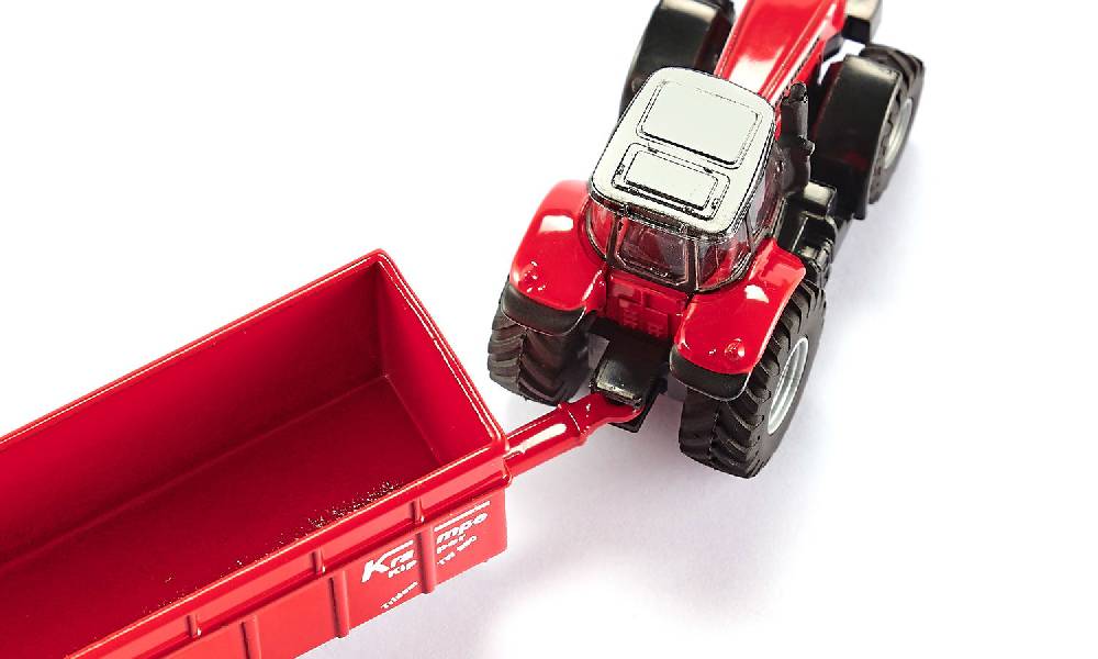 Siku Massey Ferguson Traktor mit Anhänger 10184400001 Flash Sale