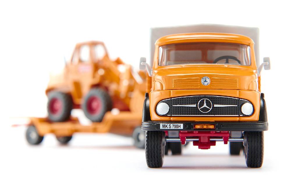 Siku Mercedes-Benz 710 mit Kramer 411 Radlader Bölling 10411700001 Valentinstagsangebot