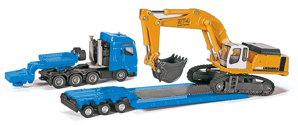 Siku Schwertransporter mit Tiefbettauflieger 10184700003 Lagerräumung