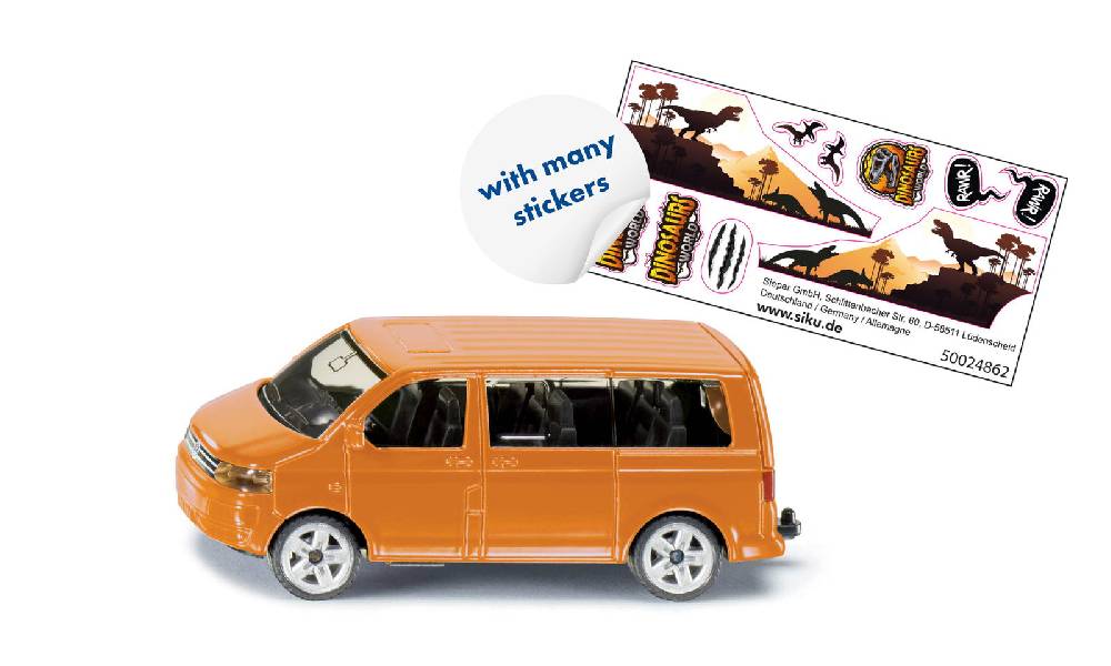 Siku VW Multivan mit Dino-Stickern 10107000011 Speichern exportieren