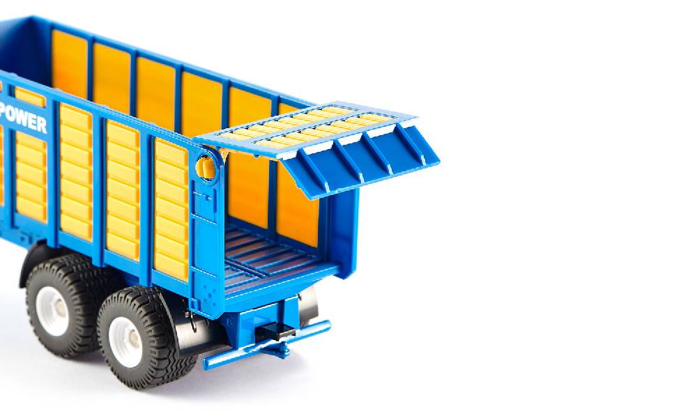 Siku Traktor mit Silagewagen 10194700003 Auslauf