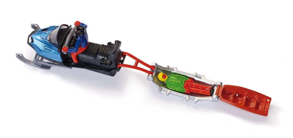 Siku Snowmobil mit Rettungsschlitten 10168400000 Jubiläumsangebot