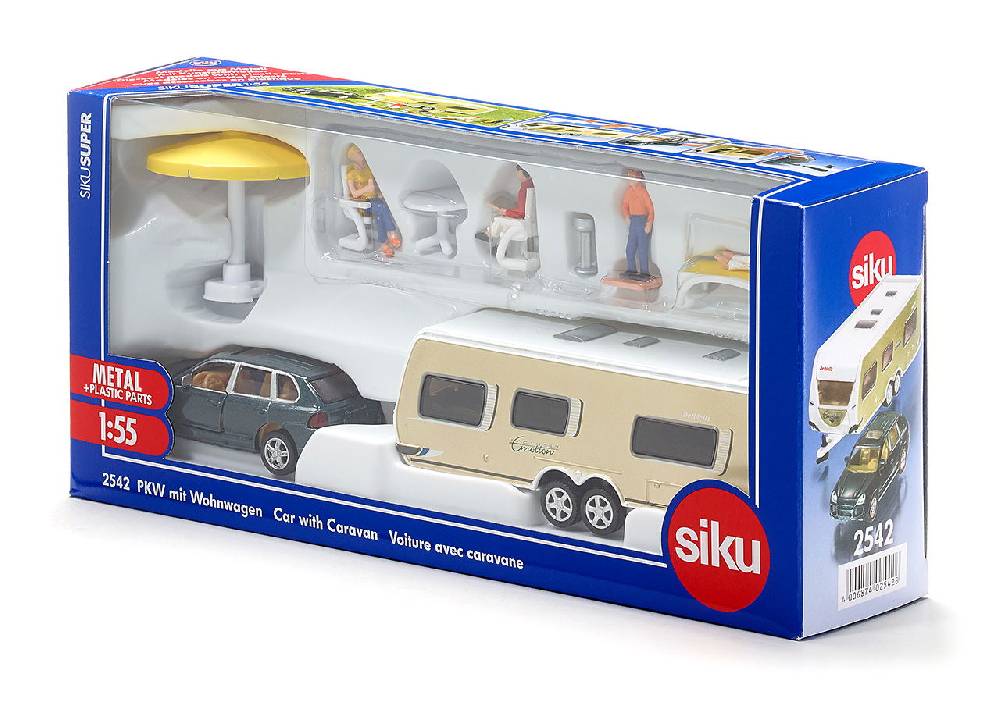 Siku PKW mit Wohnwagen 10254200003 Tiefpreis