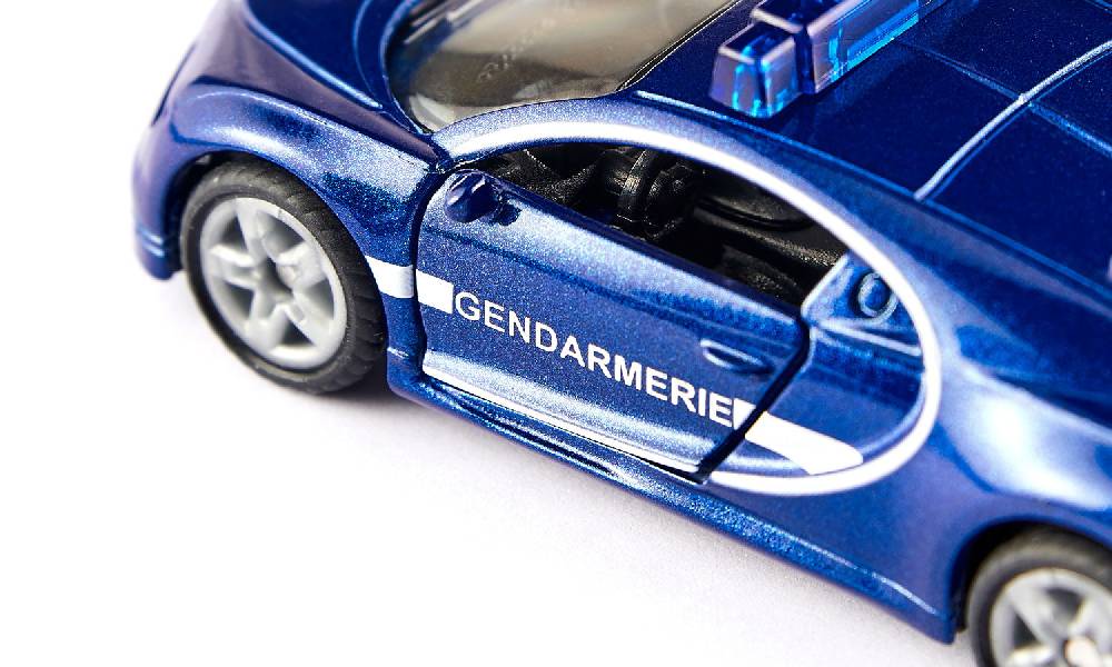 Siku Bugatti Chiron Gendarmerie 10154100000 Fabrikverkauf