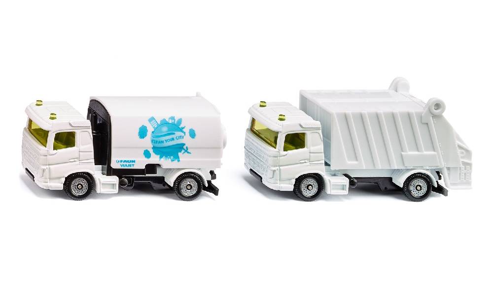 Siku Kommunal Set Kehrmaschine und Müllwagen 10168700000 Vierteljährliche Förderung