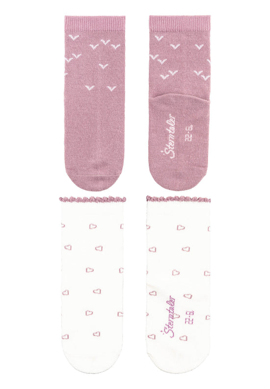 Sterntaler Socken 6er Pack Herzen aus Baumwoll-Mischgewebe Fabrikladen