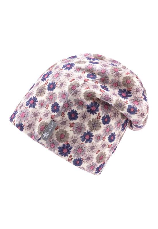 Sterntaler Slouch-Beanie aus Jersey mit Baumwollfleecefutter Schlussverkauf