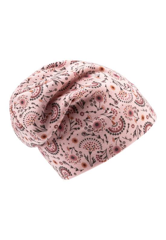 Sterntaler Beanie aus Sweat bedruckt mit floralem Motiv Günstiger Verkauf