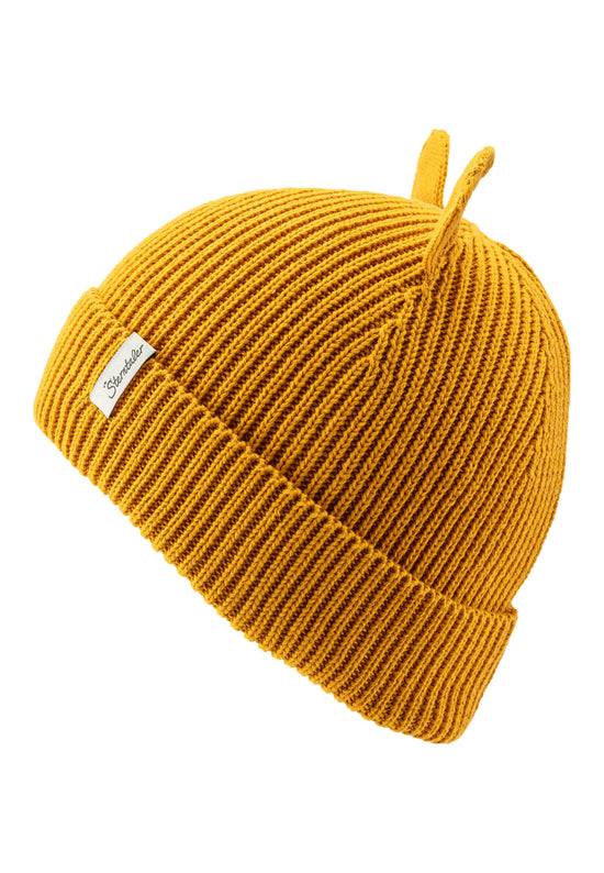 Sterntaler GOTS Strickmütze mit Ohren und Umschlag Fabrikpreis