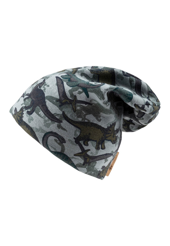 Sterntaler Beanie aus Sweat mit Dinosaurier-Motiv Versandkostenfrei