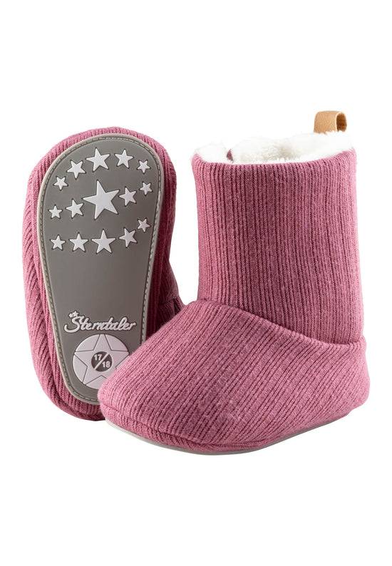 Sterntaler Baby-Stiefel in Strickoptik aus Jerseystoff Lagerräumung