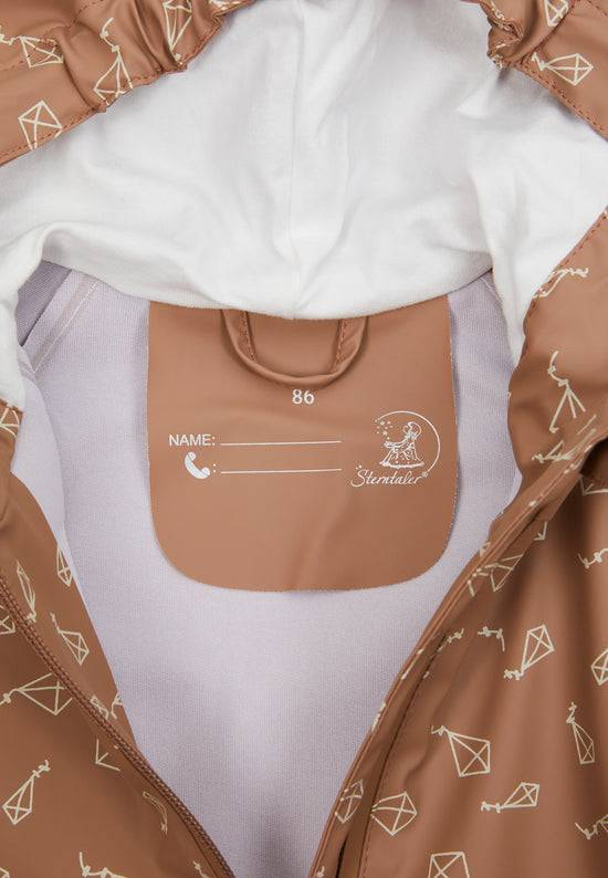 Sterntaler Regenjacke Drachen ungefüttert und wasserdicht, Braun Neuheiten