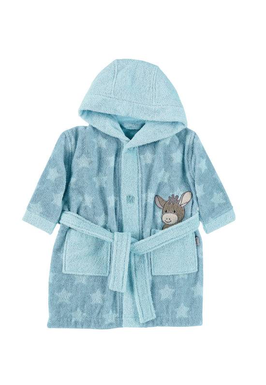 Sterntaler Bademantel Esel Emmi aus Frottee mit Kapuze, Blau Tiefpreis
