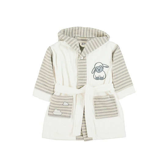 Sterntaler Bademantel Schaf Stanley aus Frottee mit Kapuze Neueste Stile